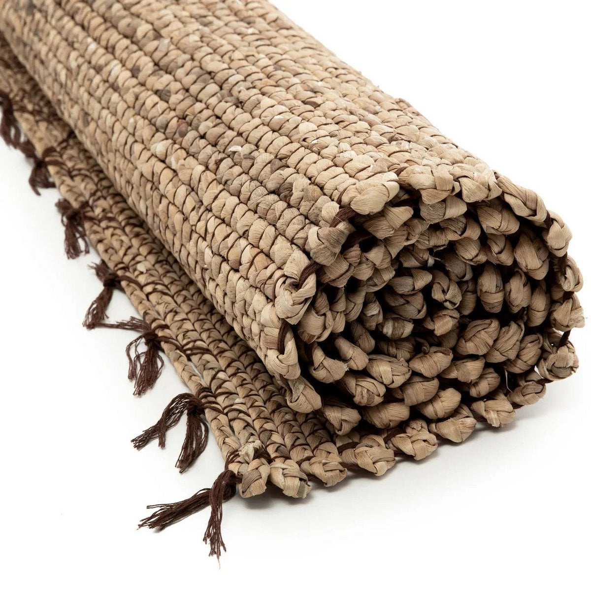 Natural Fiber Area Rug - Killing Field Design, 260x180 cm