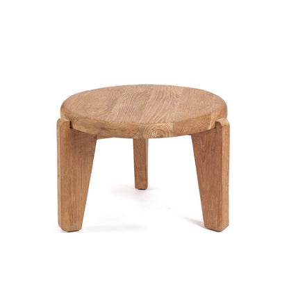 Reclaimed Teak Wood Coffee Table - Wabi Sabi Scandinavian Style, Small