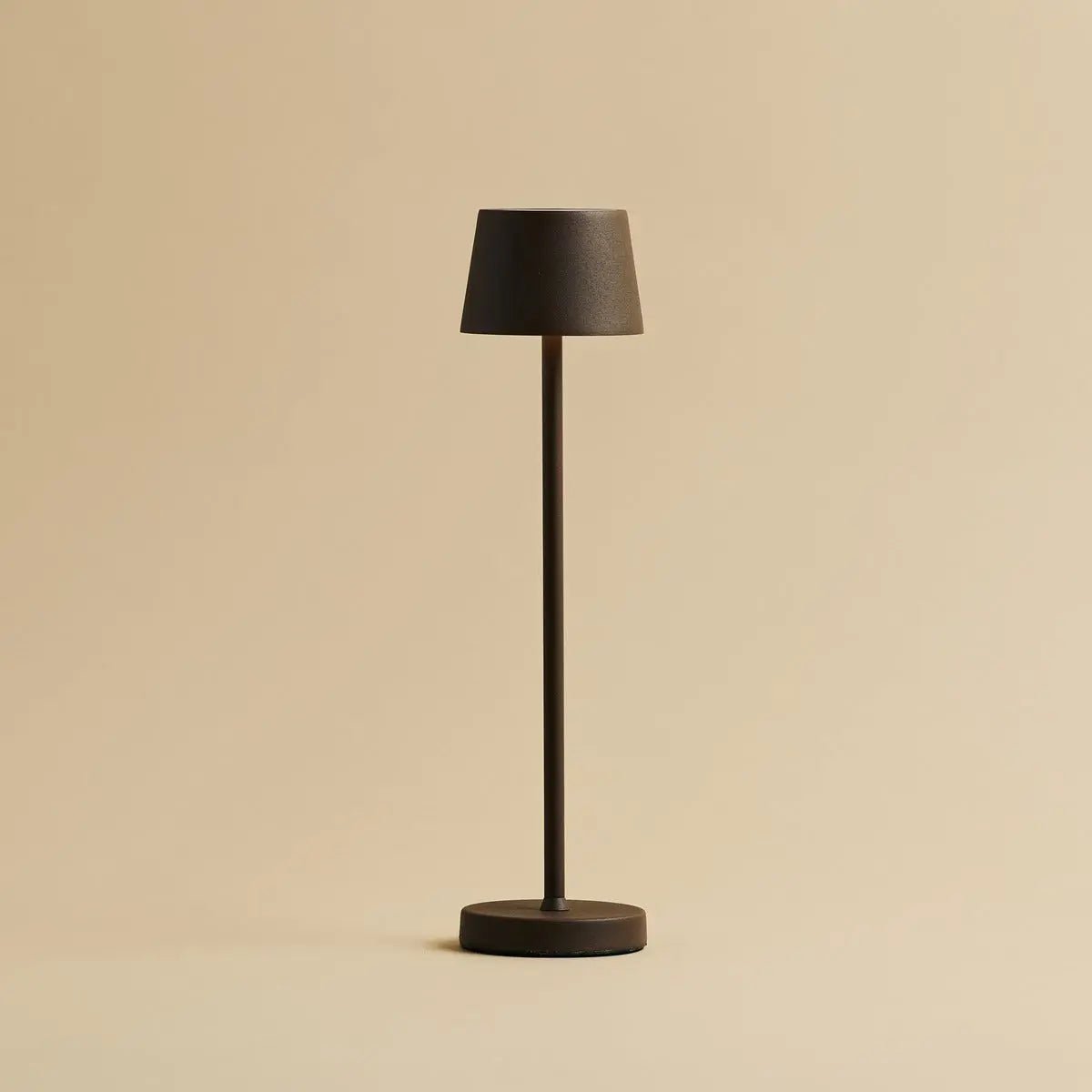 Vondel Mini Mocha Brown Cordless Lamp | Dimmable & Perfect for Hospitality Industry