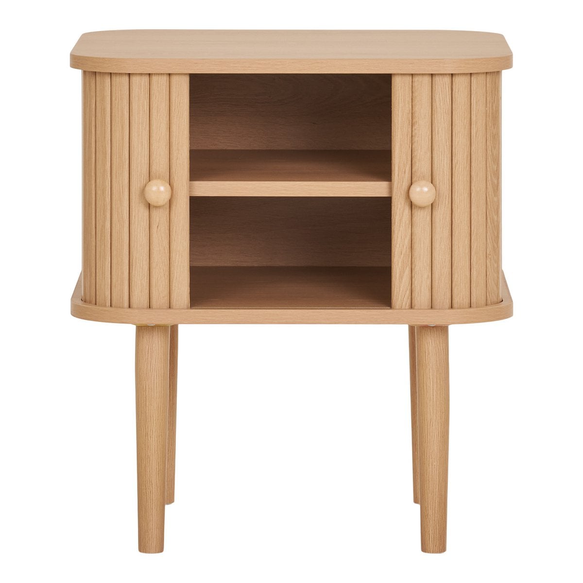 Nikko Side Table - Natural, MDF/Pine, 45x40x50.5 cm