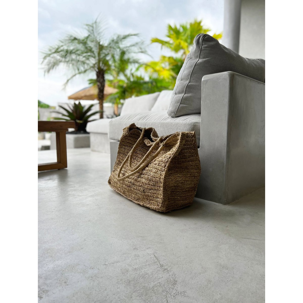 Raffia Shopping Bag - Ti Amo Shopper - Lightweight Design