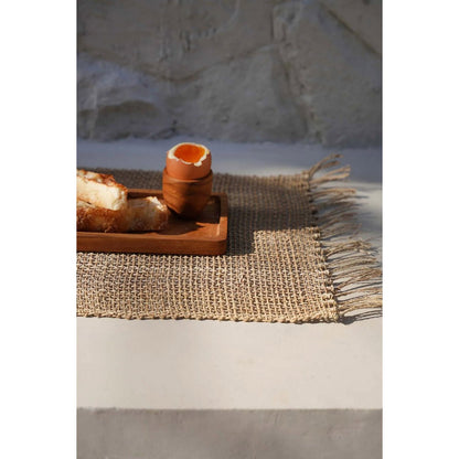 Teak Root Egg Cup - Rustic Natural Wood Breakfast Accessory