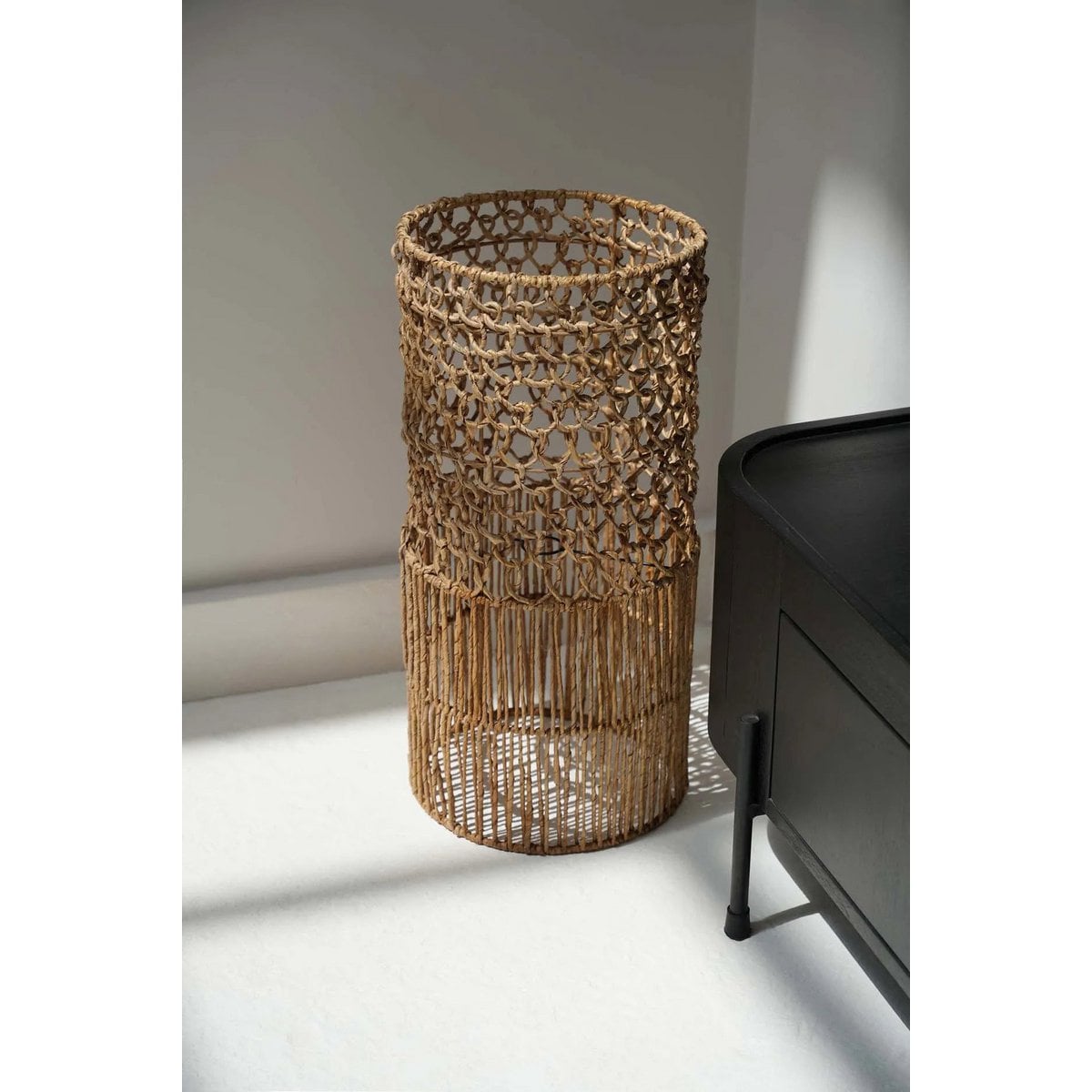 Banana Leaf Pendant Light - Natural Woven Lamp, Large