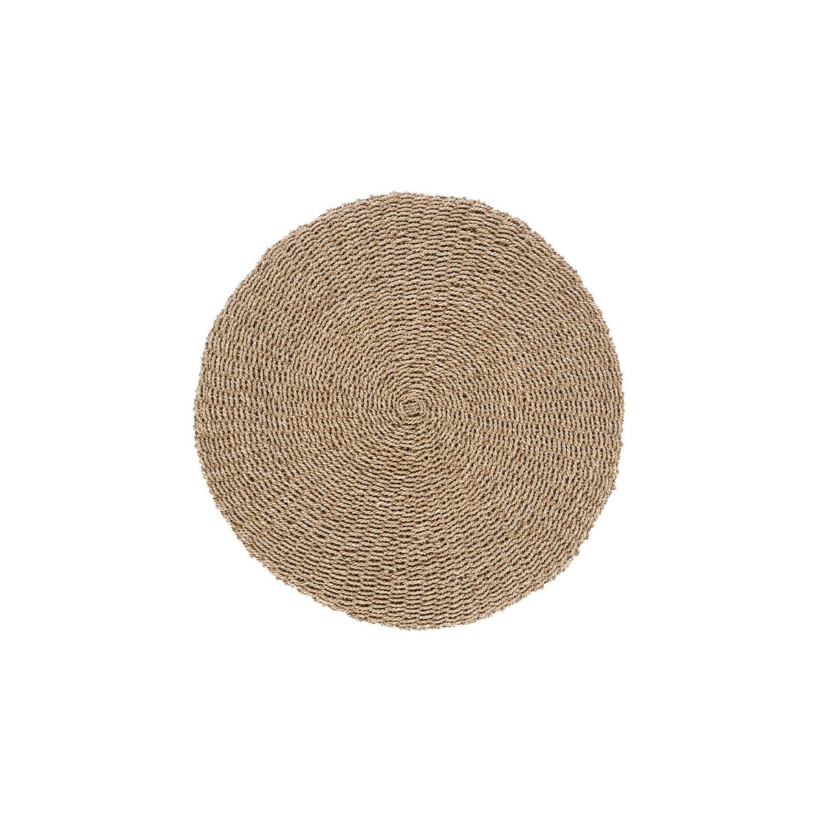 Sisal Area Rug - Round Natural Fiber Carpet, 100 cm