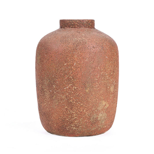 Terracotta Clay Vase - Large Decorative Sculpture