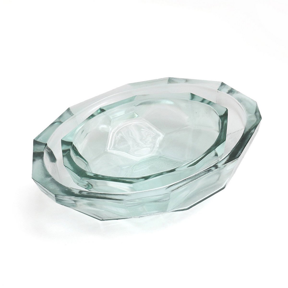 Origami Bowl Blue – Large Decorative Serving Bowl, Modern Design