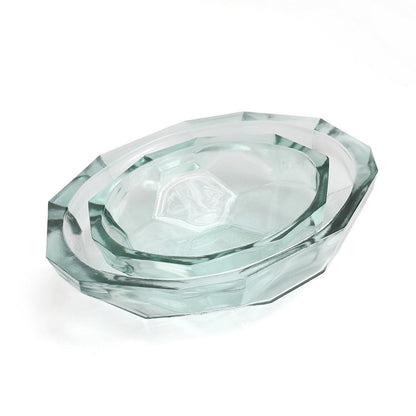 Origami Bowl Blue – Large Decorative Serving Bowl, Modern Design