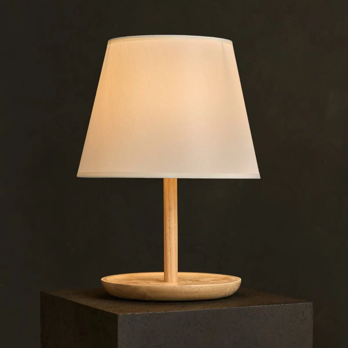 Emily Light Brown Wooden Lamp | Cable & Sustainable Design
