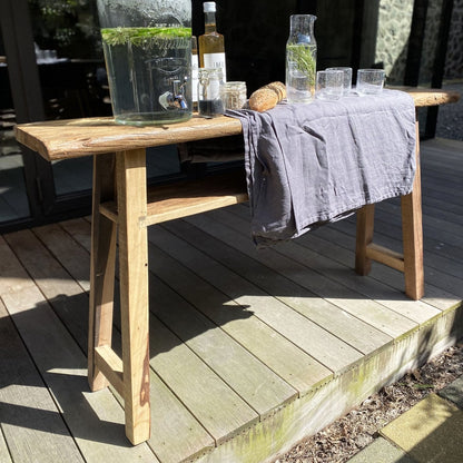 Reclaimed Wood Console Table – Farmwood Rustic Style, Large