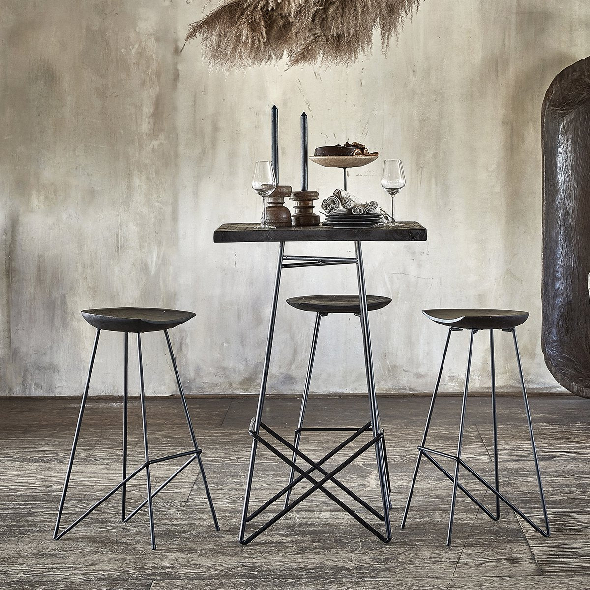 Loft bar stool black