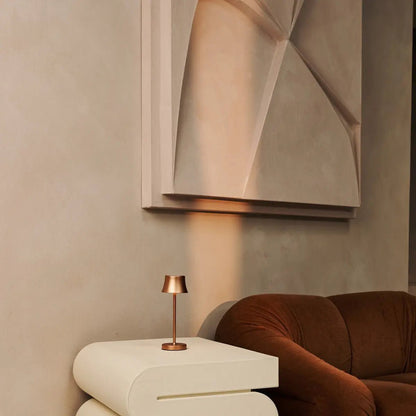 Copper Table Lamp Rechargeable Dimmable - De Pijp Mini