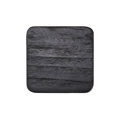 The Material Coaster - Medium Rustic Black