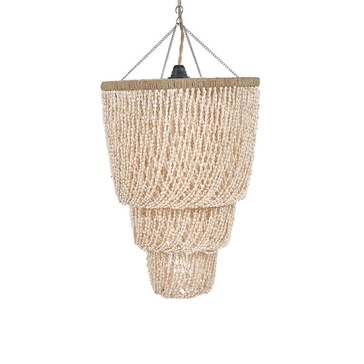 The Lagoon Shell Chandelier - Natural - L