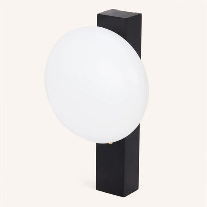 Black Wooden Wall Lamp Cordless – Rechargeable Dimmable LED Light