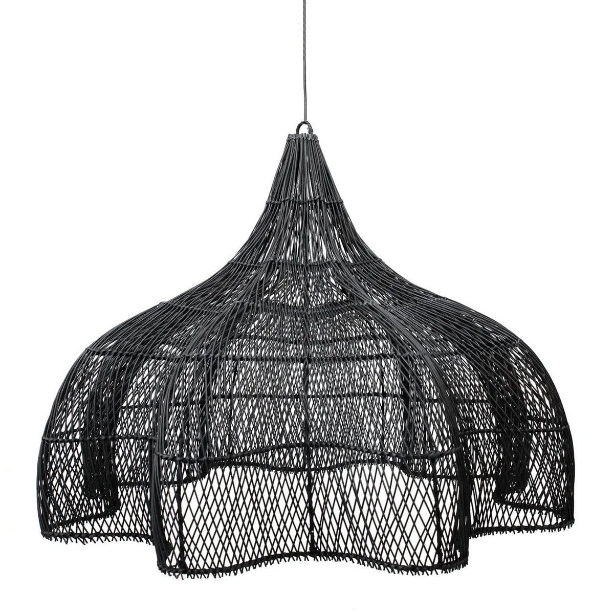 Black Cloud Pendant Lamp - XL Modern Hanging Light Fixture