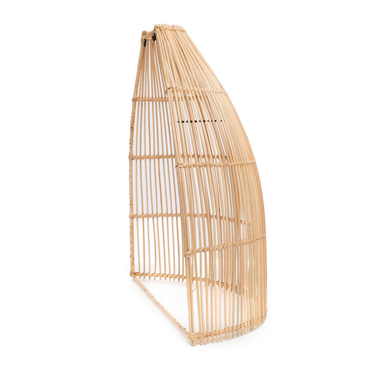 Rattan Wall Lamp - Natural Woven Design, Large Size