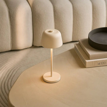 Rechargeable Table Lamp - Cordless Vanilla Light with Touch Dimming