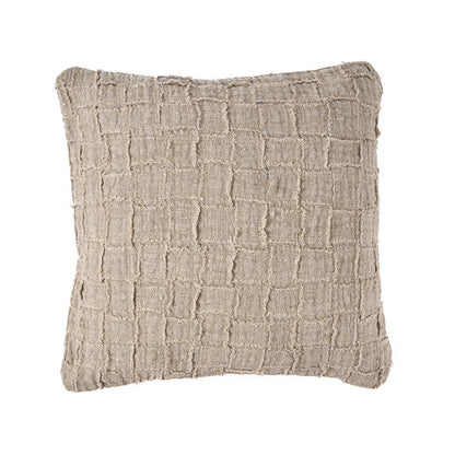 Funda de cojín The Linen Damier - Natural