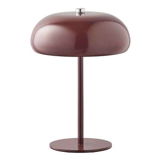 Metal Table Lamp – Bordeaux Rechargeable Desk Light, 16cm