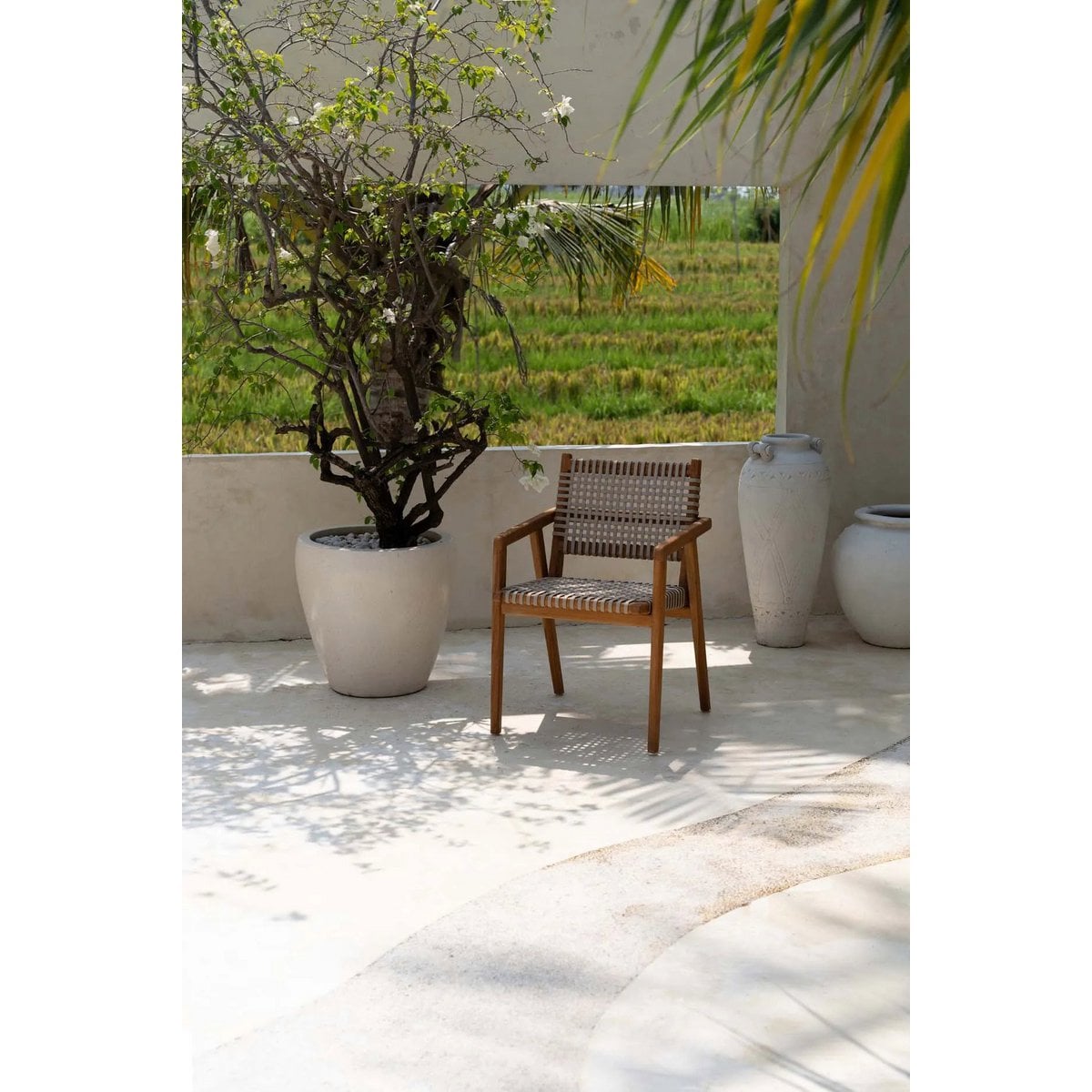 Reclaimed Teak Dining Chair – Rustic Modern Trikeri Design