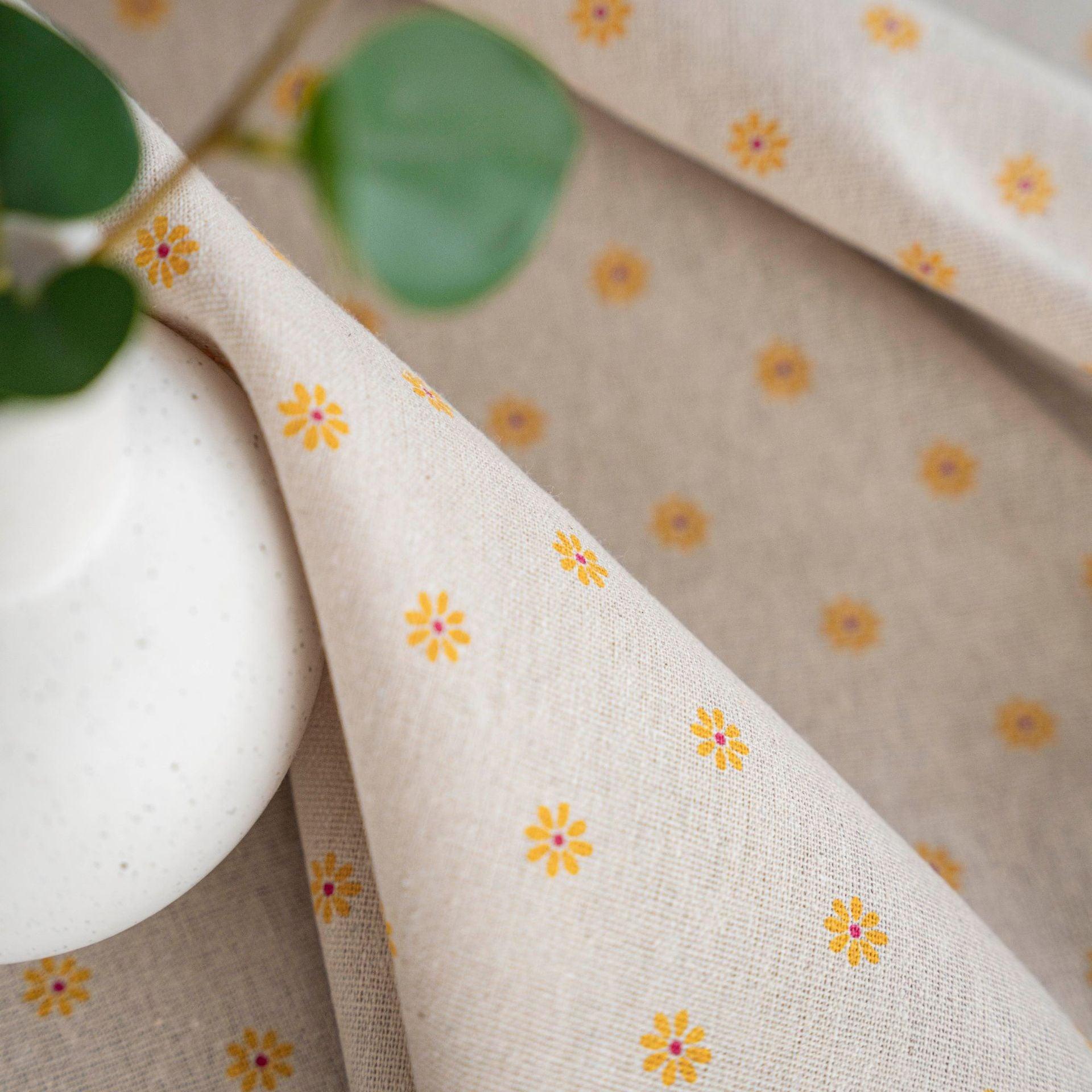 Floral Linen Tablecloth | Picnic, Indoor, Outdoor Dining | Summerblanket - JUGLANA