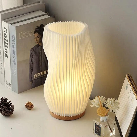 French Riffled Table Lamp | Modern Design - JUGLANA
