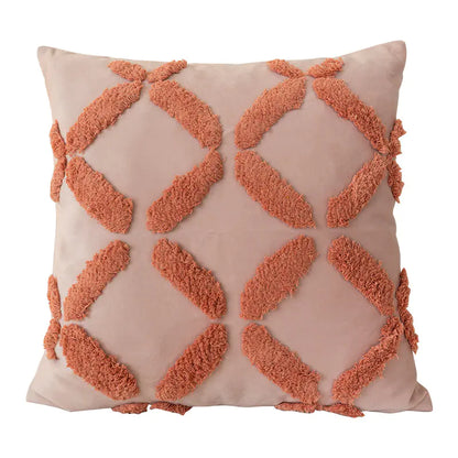 Nordic Tufted Pillowcase - Decorative Throw Cushion - 45x45cm