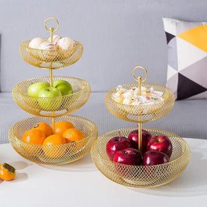 Goldcoil Fruit Basket | Full Metal - JUGLANA