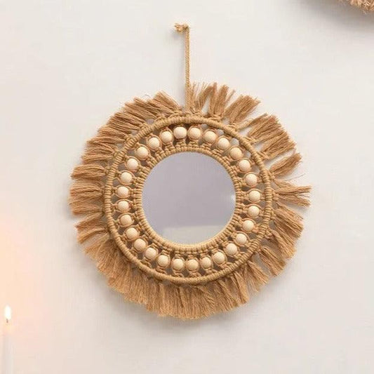 Handmade Macrame Mirror | Organic Cotton - JUGLANA