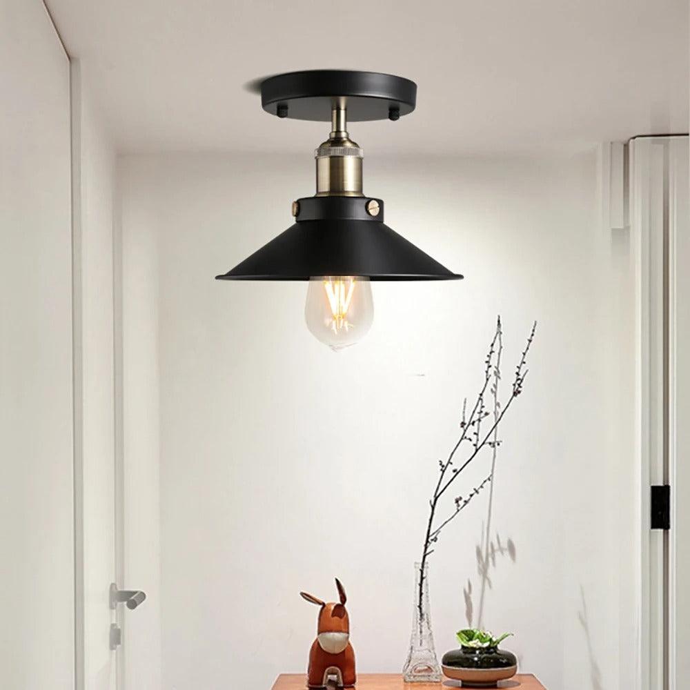 Industrial Loft Ceiling Light | Iron - JUGLANA