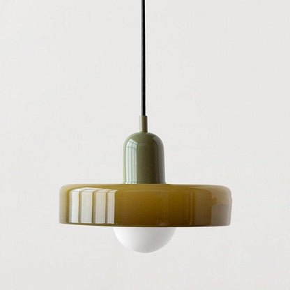 Italian Retro Pendant Light | Full Glass Lamp - JUGLANA