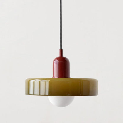 Italian Retro Pendant Light | Full Glass Lamp - JUGLANA