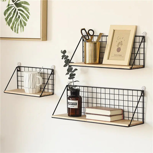 Light Wall Shelve | Metal & Wood