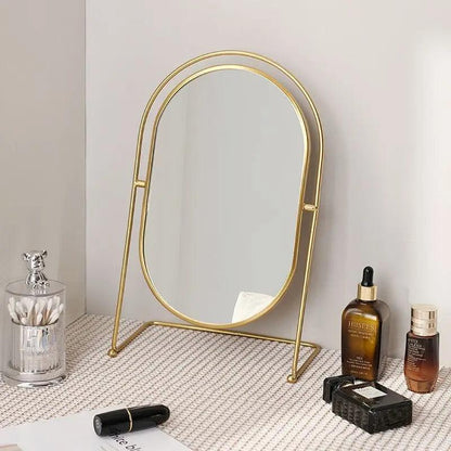 Luxury Makeup Mirror | Metal, Glass - JUGLANA