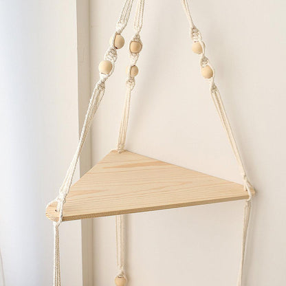 Macrame Wall Shelf | Home Decor, Storage | Handmade - JUGLANA