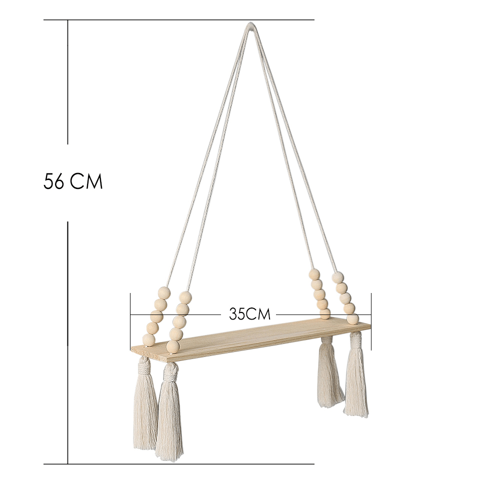 Macrame Wall Shelf | Home Decor, Storage | Handmade - JUGLANA