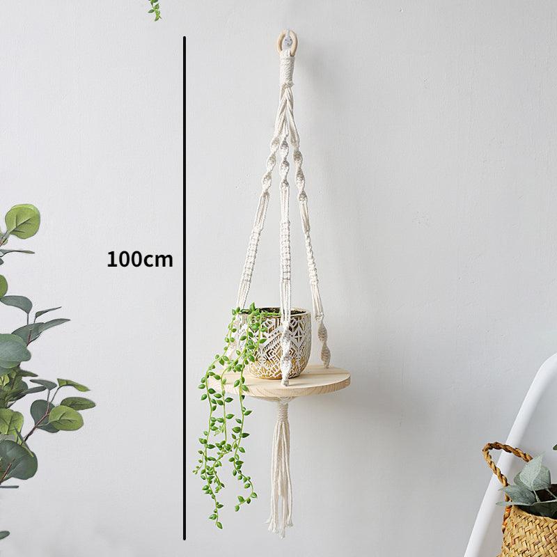 Macrame Wall Shelf | Home Decor, Storage | Handmade - JUGLANA