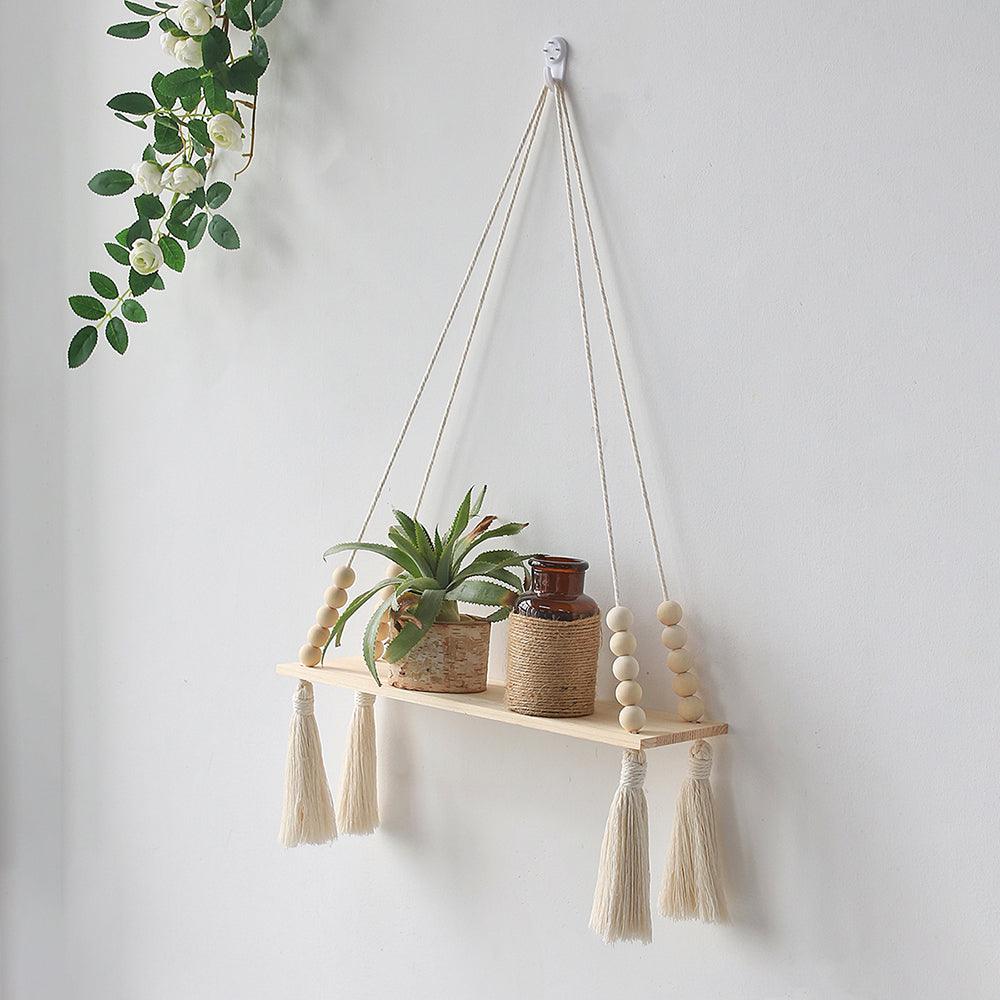 Macrame Wall Shelf | Home Decor, Storage | Handmade - JUGLANA