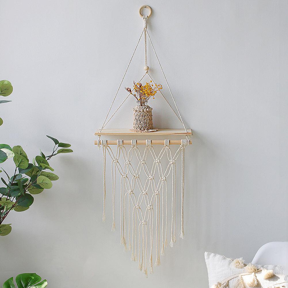 Macrame Wall Shelf | Home Decor, Storage | Handmade - JUGLANA