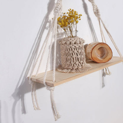 Macrame Wall Shelf | Home Decor, Storage | Handmade - JUGLANA