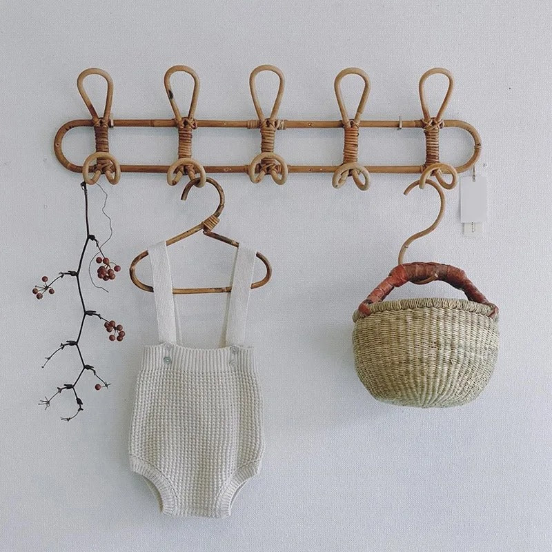 Rattan Braided Wall Hooks | Handmade