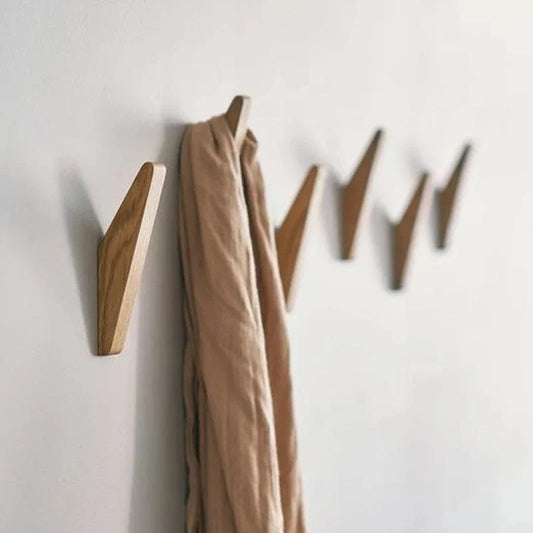 Modern Single Wall Hooks | Full Wood