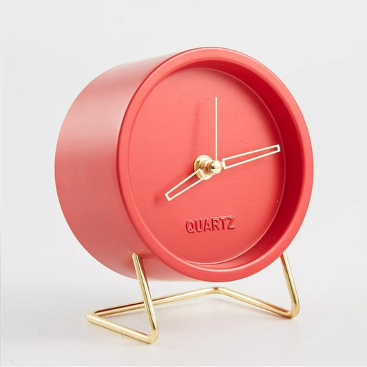 Nordic Table Clock | Quartz & Metal