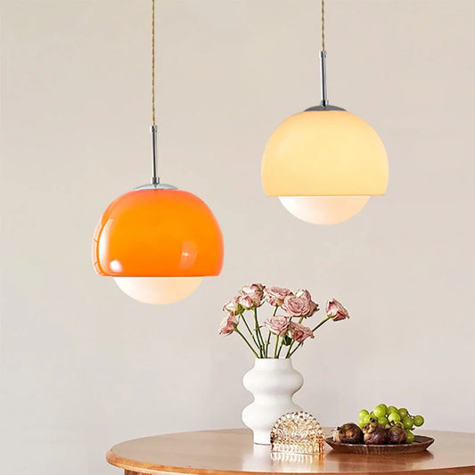 Retro Sphere Pendant | Full Glass Lamp