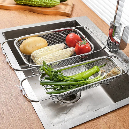 Expandable Sink Colander | Full Metal