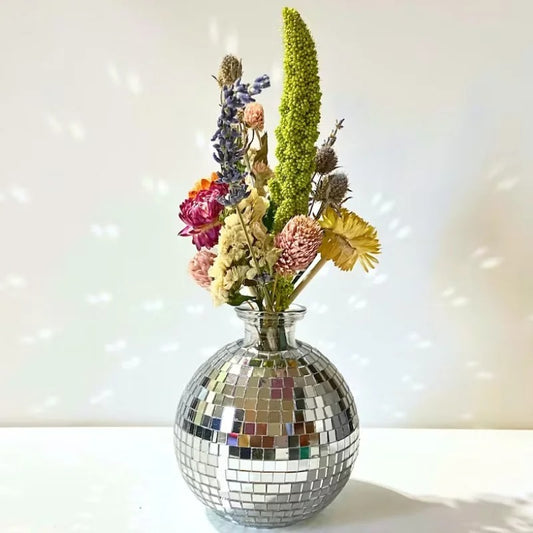 Disco Ball Vase | Ceramic