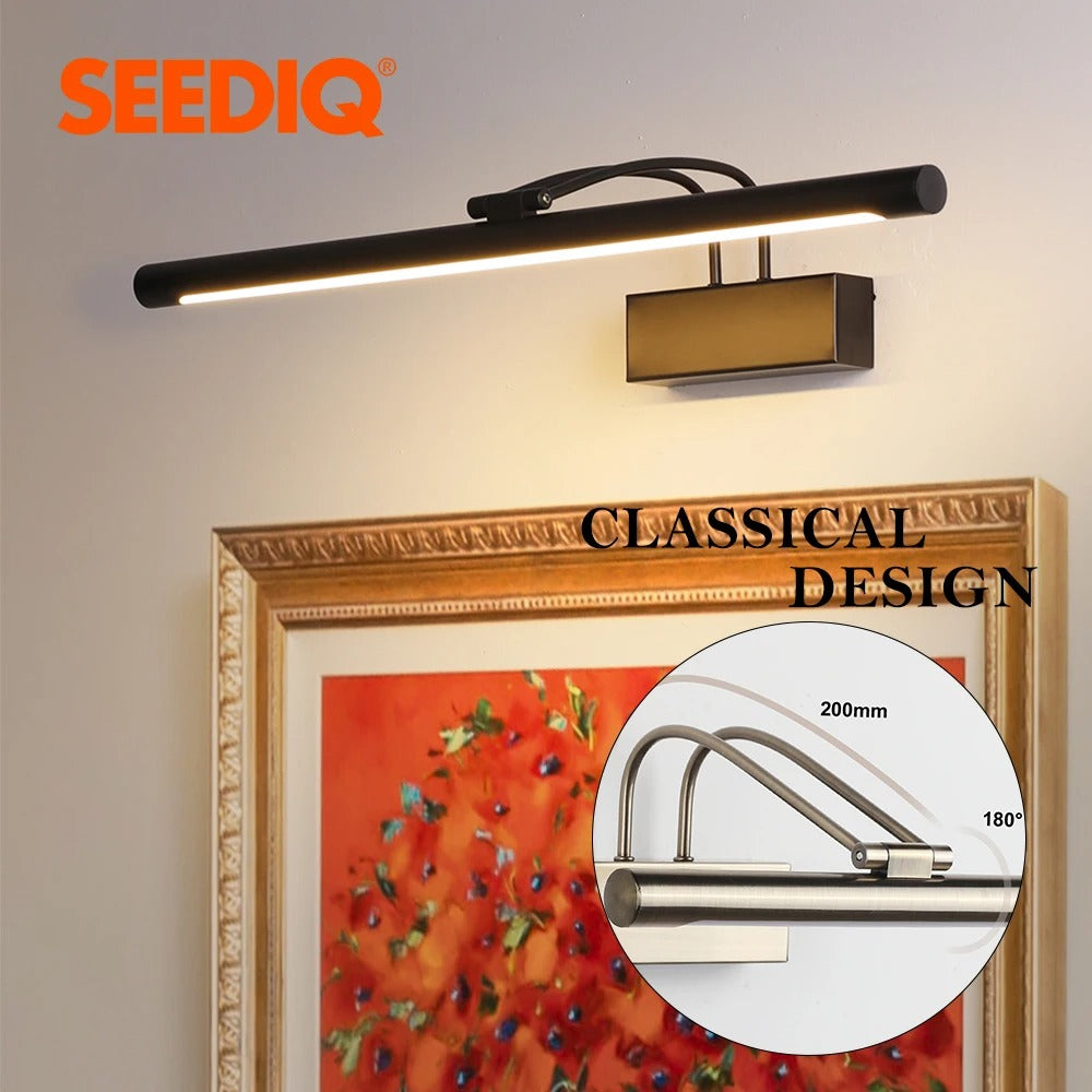 SEEDIQ Bathroom Wall Light Copper | Full Metal