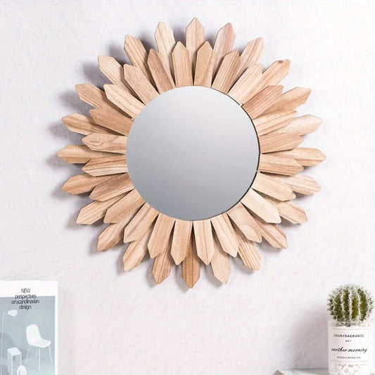 Miroir solaire en bois | Bois plein