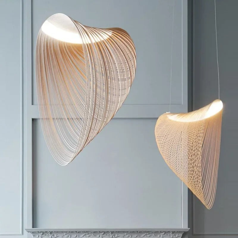 Nordic Fiber Lamp | Full Wood