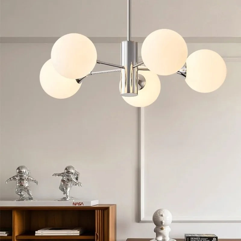 Modern Bauhaus Chandelier | Full Metal